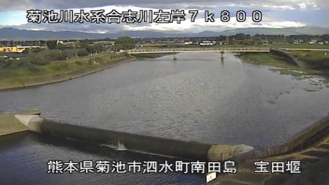 菊池川の見本画像（2026年8月）