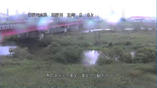 日野川 車尾の見本画像（2026年9月）